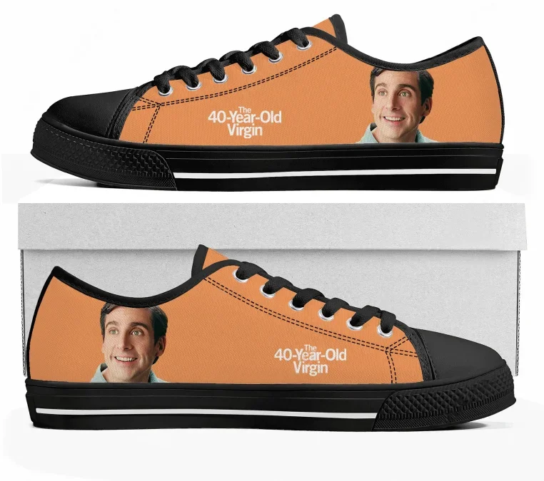 

The 40 Year Old Virgin Low Top High Quality Sneaker Men Women Teenager Canvas Sneaker Casual Fashion Patterns Shoe Custom Shoes