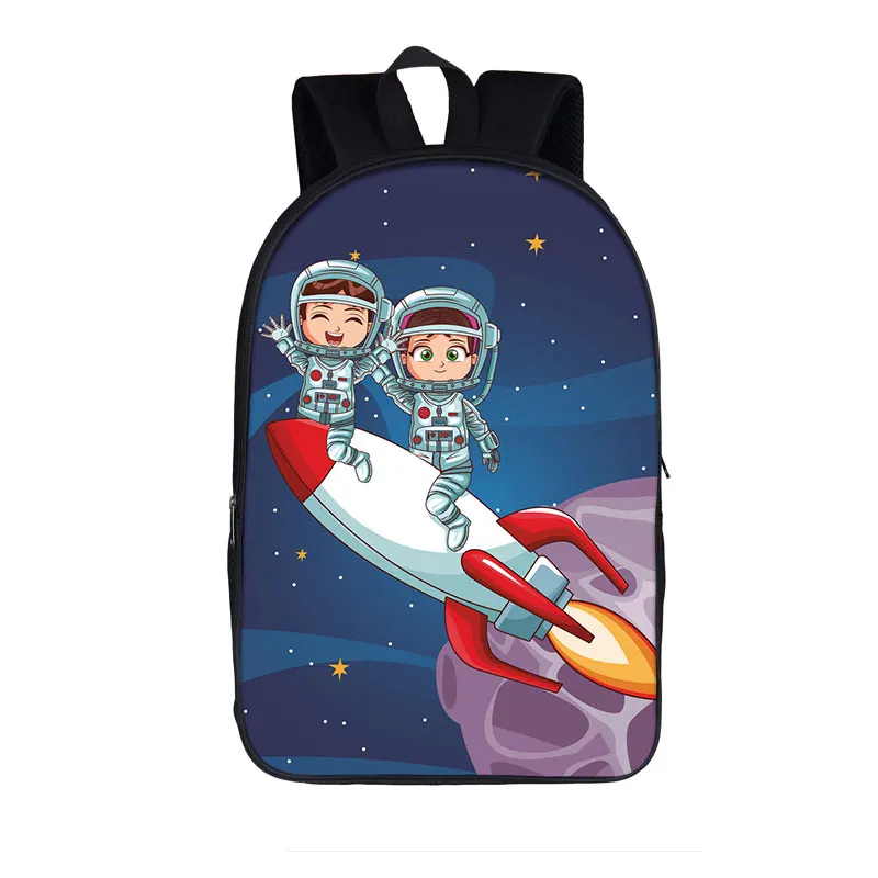 Mochila de nave espacial/astronauta para adolescentes, niños, niñas, mochilas escolares, Galaxy Space Shuttle, mochila escolar para niños