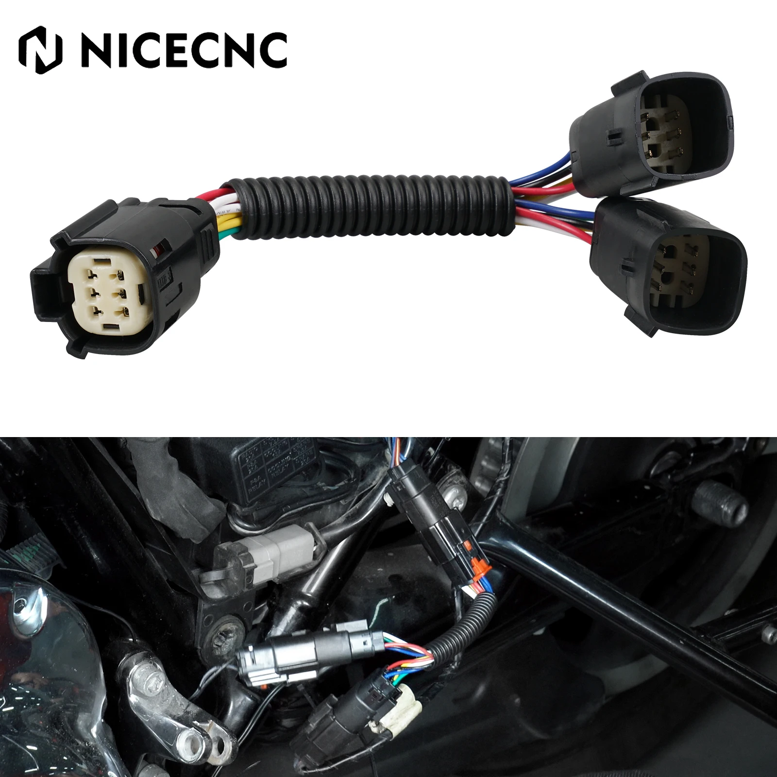 

For 2014-2024 Harley Street Glide FLHX Y Wiring Harness Kits Road Glide FLTRX Special FLTRXS Road King Special FLHRXS 2017-2024