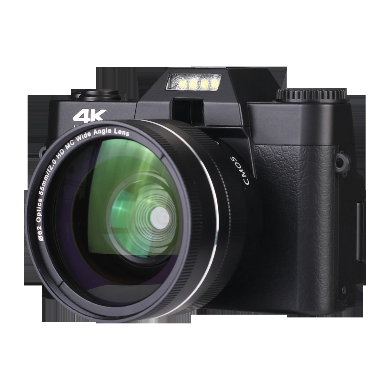 New HD 4K 16X Digital Camera Micro Single Retro With WiFi Professional Digital Camera Vlog External Lensfor Home Travel