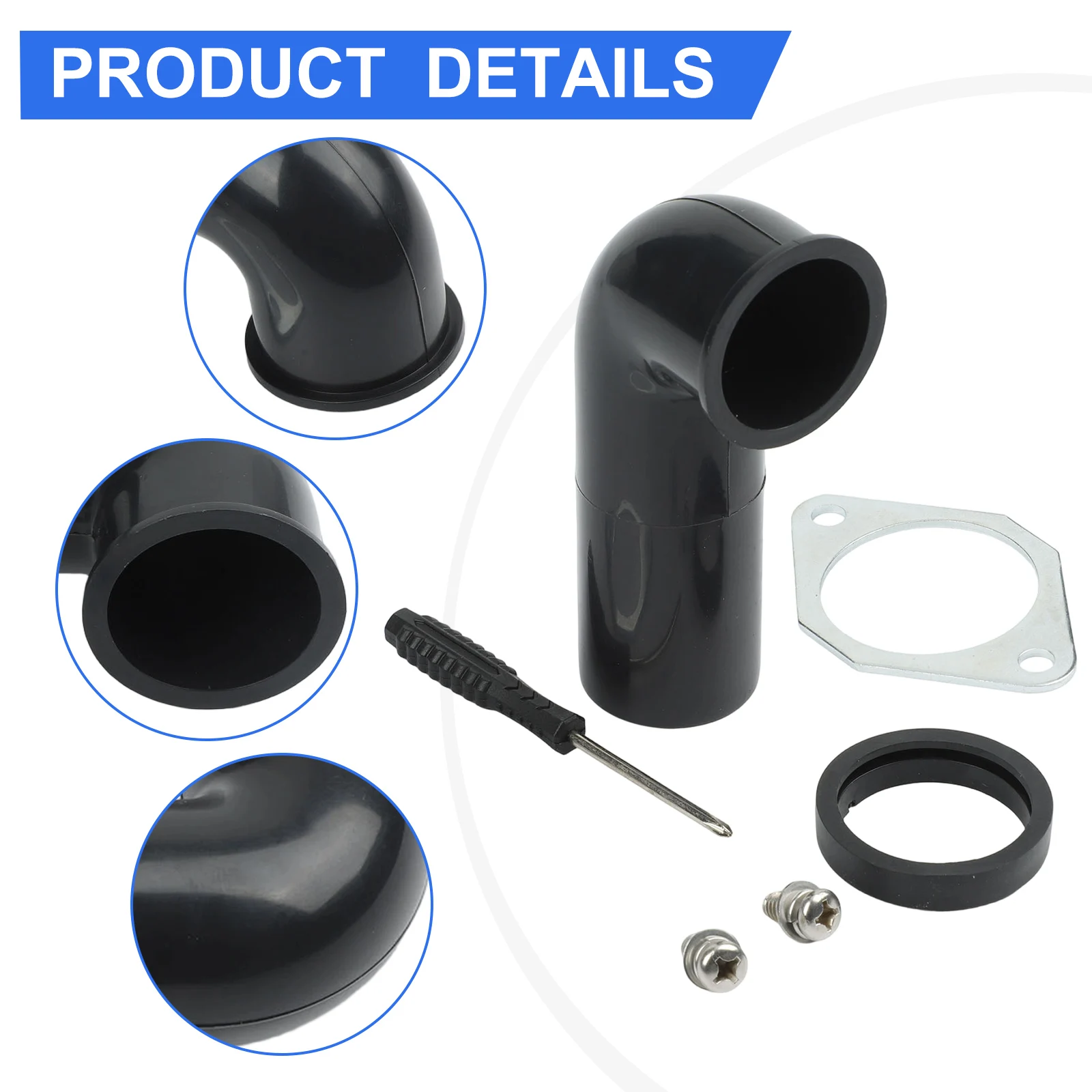 Garbage Disposal Elbow Replacement Kit with Secure Fit Design for Reliable Use in Household Waste Disposal Systems