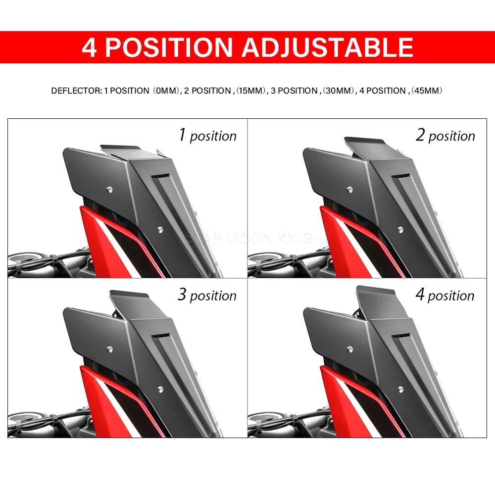 Windscreen For HONDA CRF 1100 L 2020-2023 CRF1100L Africa Twin CRF 1100 Motorcycle Windshield Deflector Fairing Wind Deflector