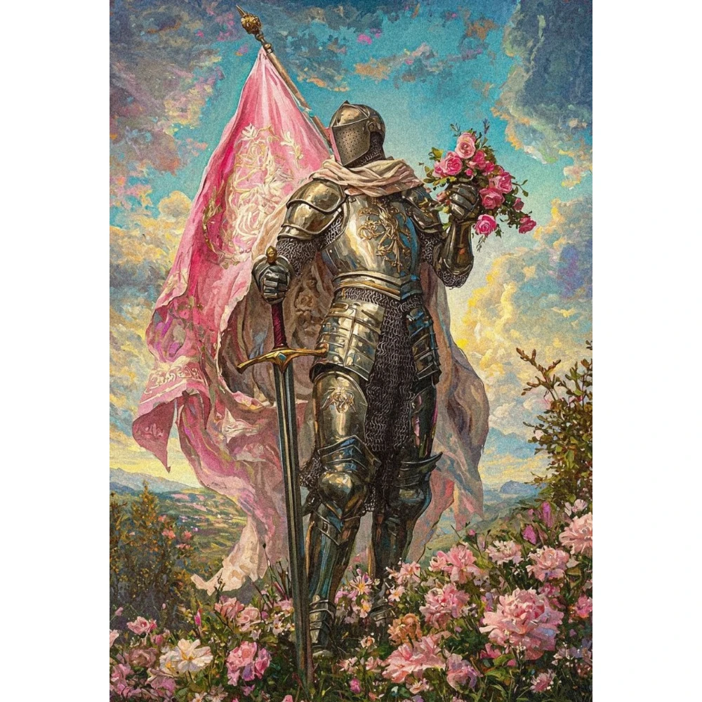 Victory Home Decor - Zaferli Şövalye Portresi 500/1000/1200/2000 PCS Yapboz