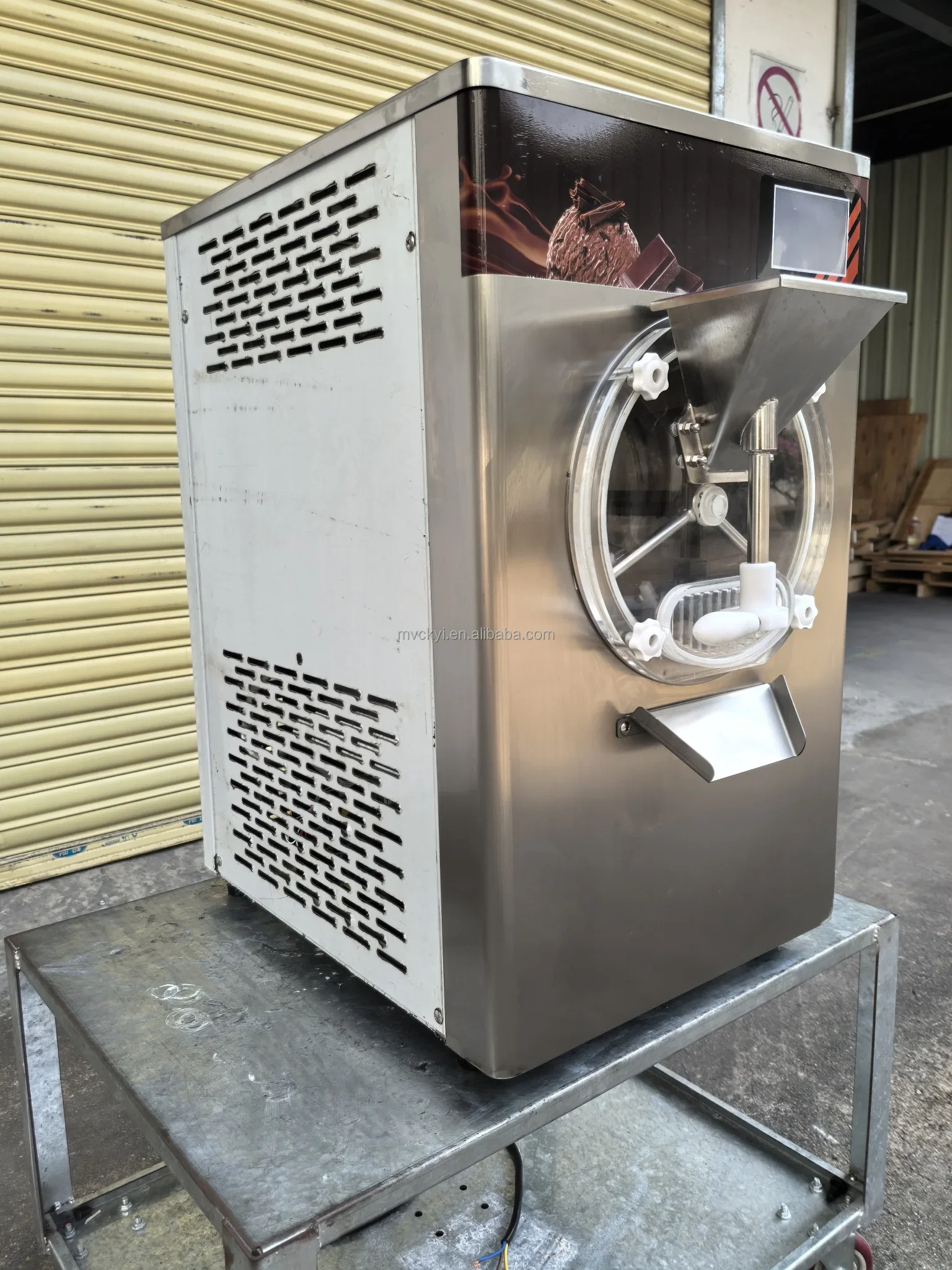 

48L/H 5 Program Artisan Dairy-free Ice Cream Maker Machine Countertop Acai Gelato Machine For Coffee Cart