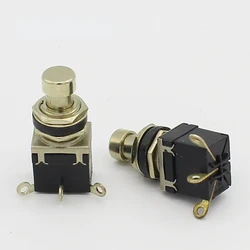 Latching type maintained SPDT Guitar Effects Stompbox Foot Pedal Switch True Bypass guitar switch