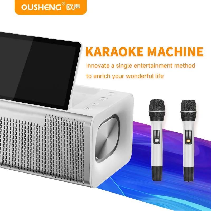Premium All-in-One Android Jukebox Karaoke Player for HD Output for High Fidelity Sound Portable 10.1