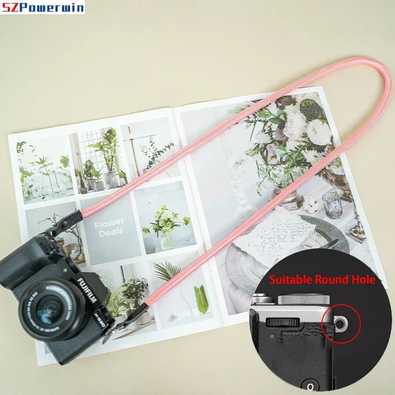 Ремешок на плечо Powerwin для камеры Nikon Panonic Canon r50 Sony a7c2 Pentax Fujifilm xt5 Micro, шейный ремень для одной камеры