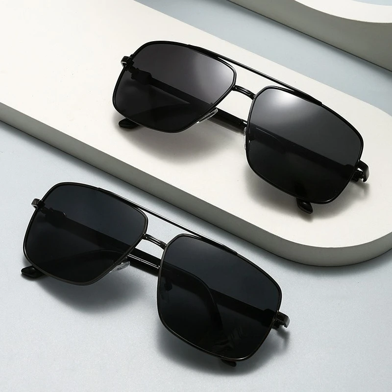Men Polygonal Polarized Sunglasses Anti Glare Driving Sun Glasses 2026 New Driver Eyewear