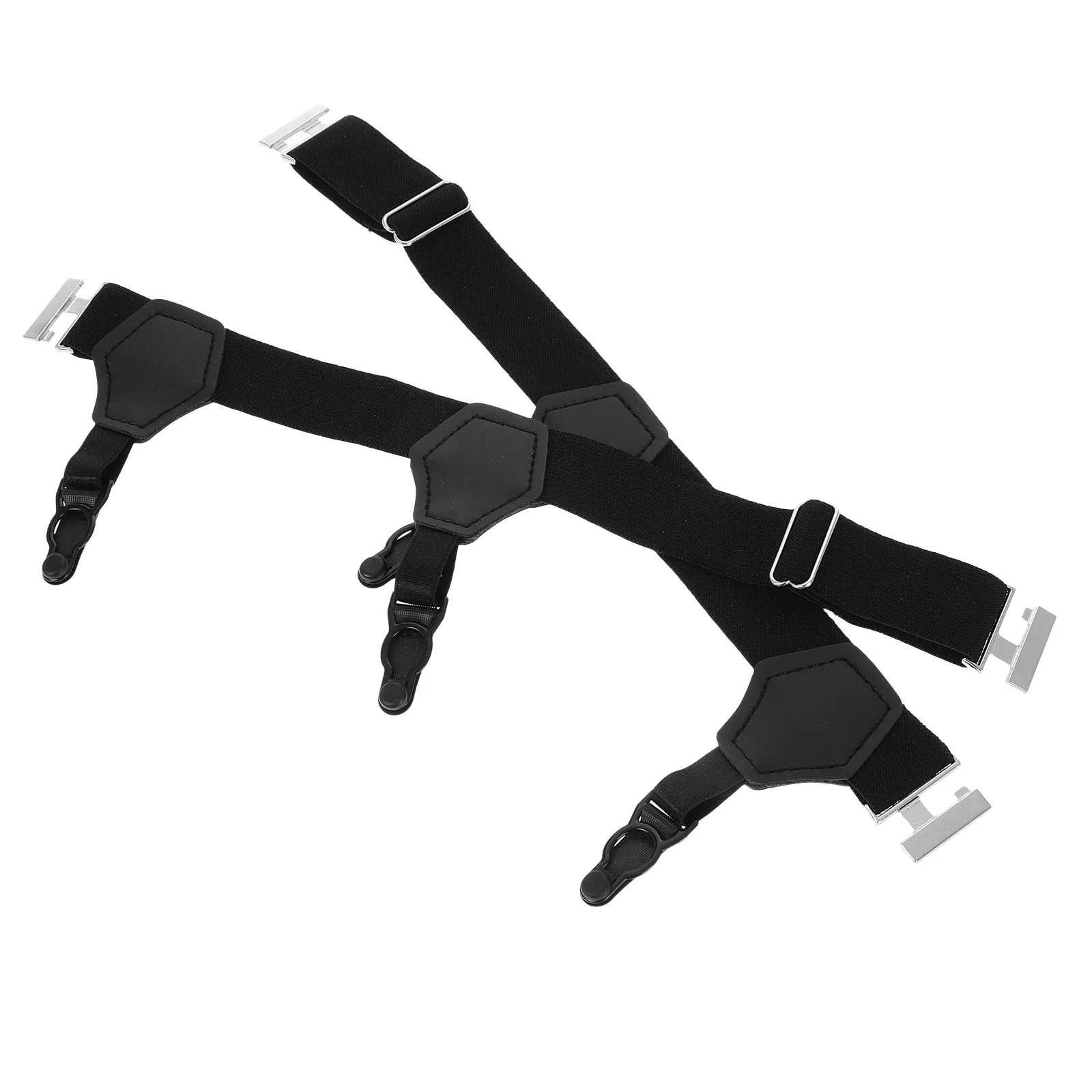 2 قطعة الأربطة جورب المضادة للانزلاق مقاطع أصحاب جورب مريحة هوكي الجليد التزلج الأداء Legwear الاستقرار السحابات الرجال