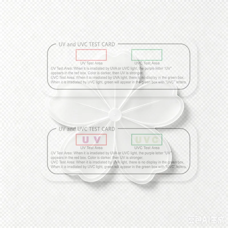 10PCS High Quality Light Test Cards UVA UVC Test Cards Light Wavelength Indicator Cards