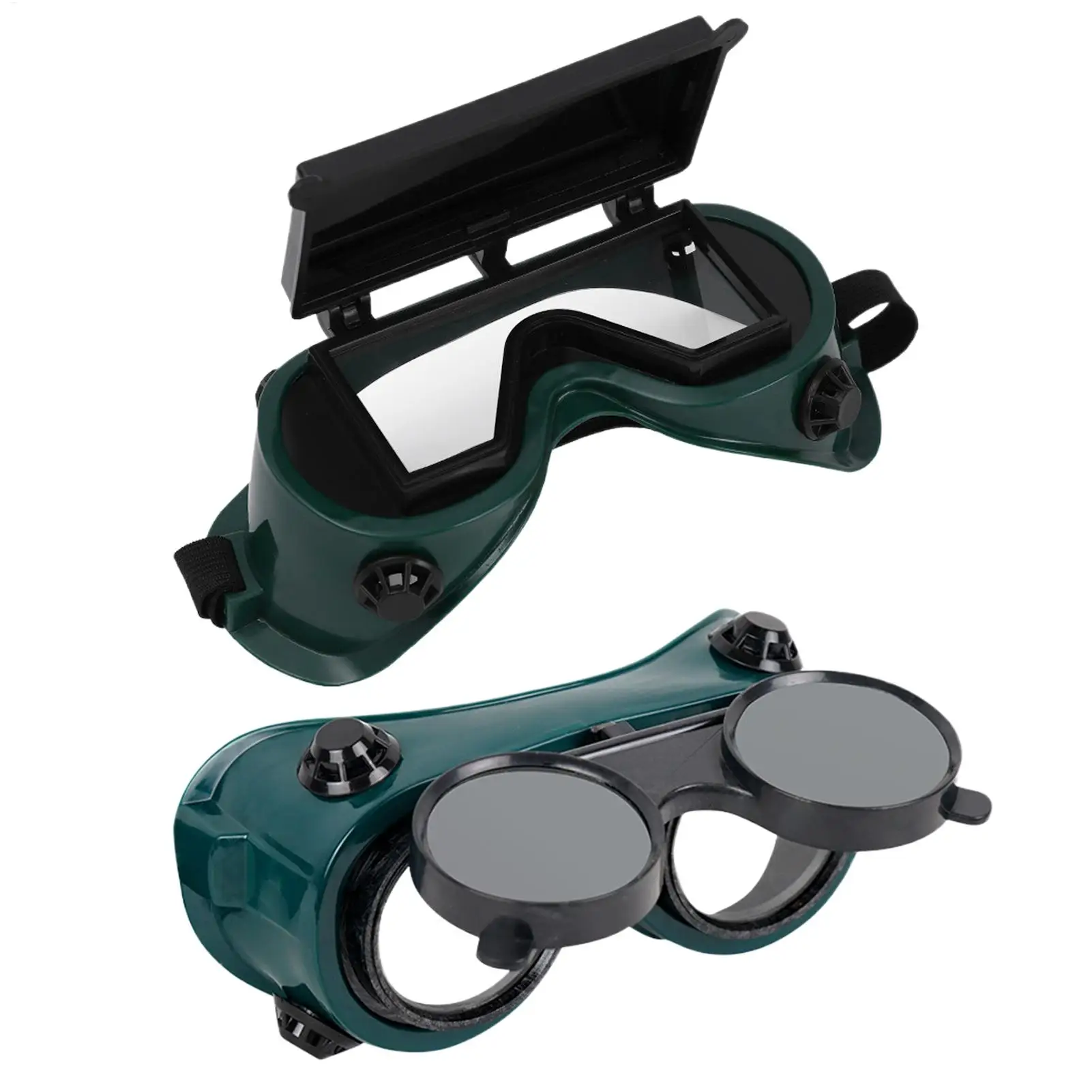 Welding Glasses Arc Goggles Eye Protection Grinding Plasma Cutting Brazing Flipping Up Glasses Dustproof for Soldering Torching