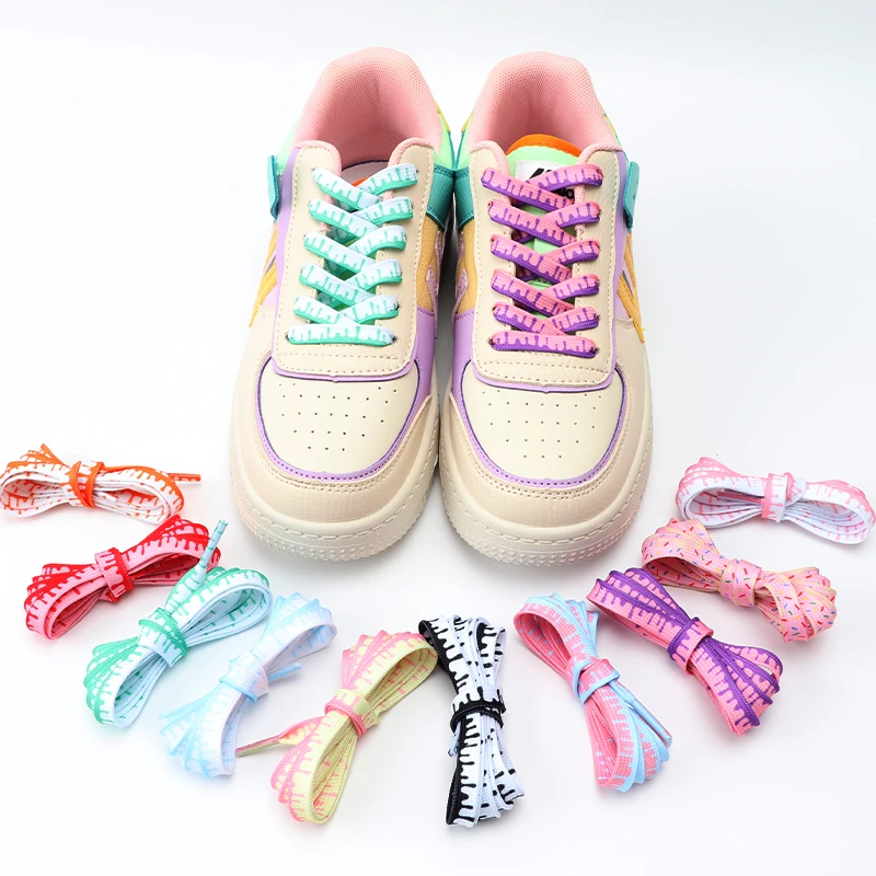 1 Pair Of Colored Shoelaces For Sneakers Flat Shoe Laces Young Men And Women Leisure Canvas shoes Accessories Shoelace