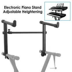 Travel Electronic Piano Stand Universals Adjustable Keyboard Stand Folding Design Sturdy Musical Instrument Holder Support Rack