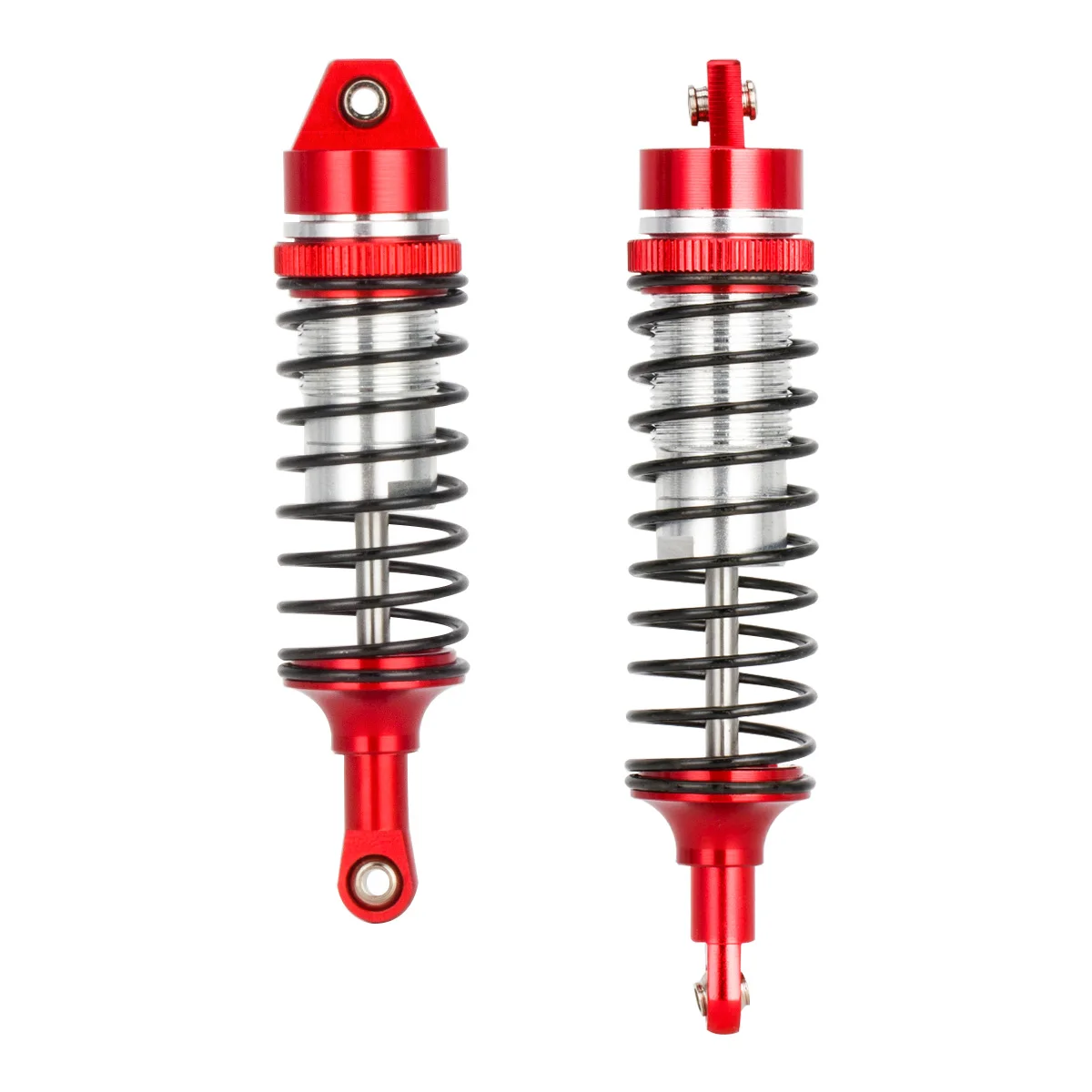 YSIDO RC Crawler Racing Shock Absorbers Front and Rear Aluminum Alloy Damper for 1:10 Traxxas Slash 4x4 2WD Rustler VXL Stampede