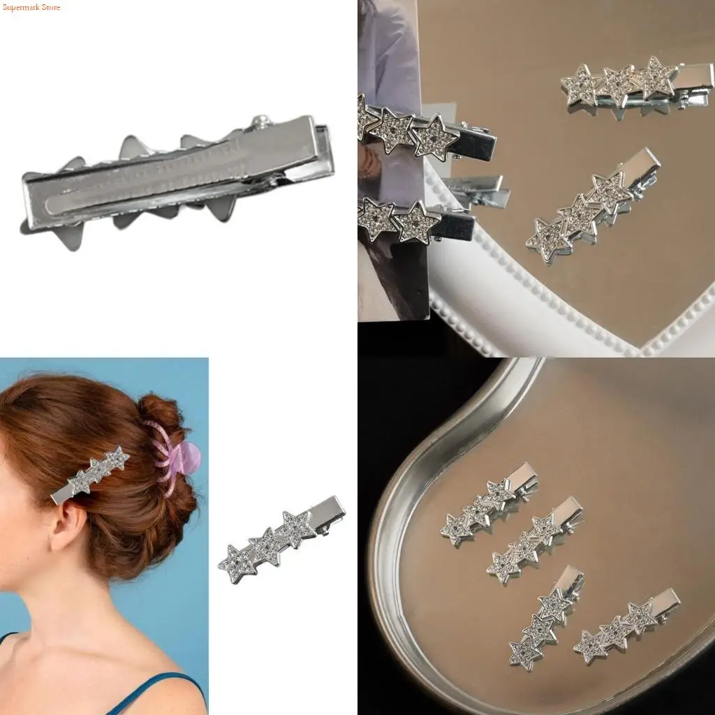 Teens Girl Diamond Star Hair Clip