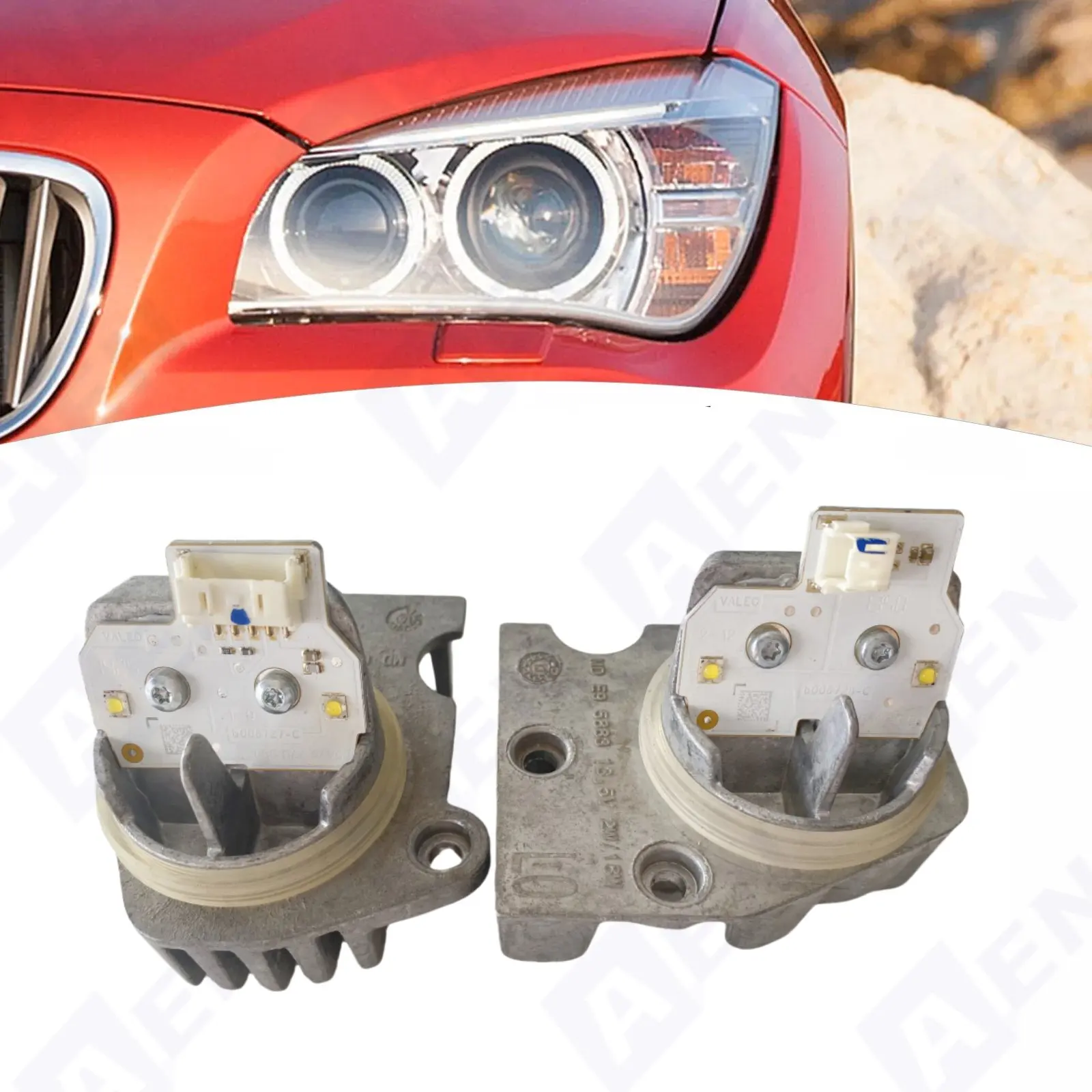 Original Daytime Running Light DRL Modules For BMW X1 E84 18d 20d 23dx 28ix 2012-2015 Xenon Headlight 63117397245 63117397246