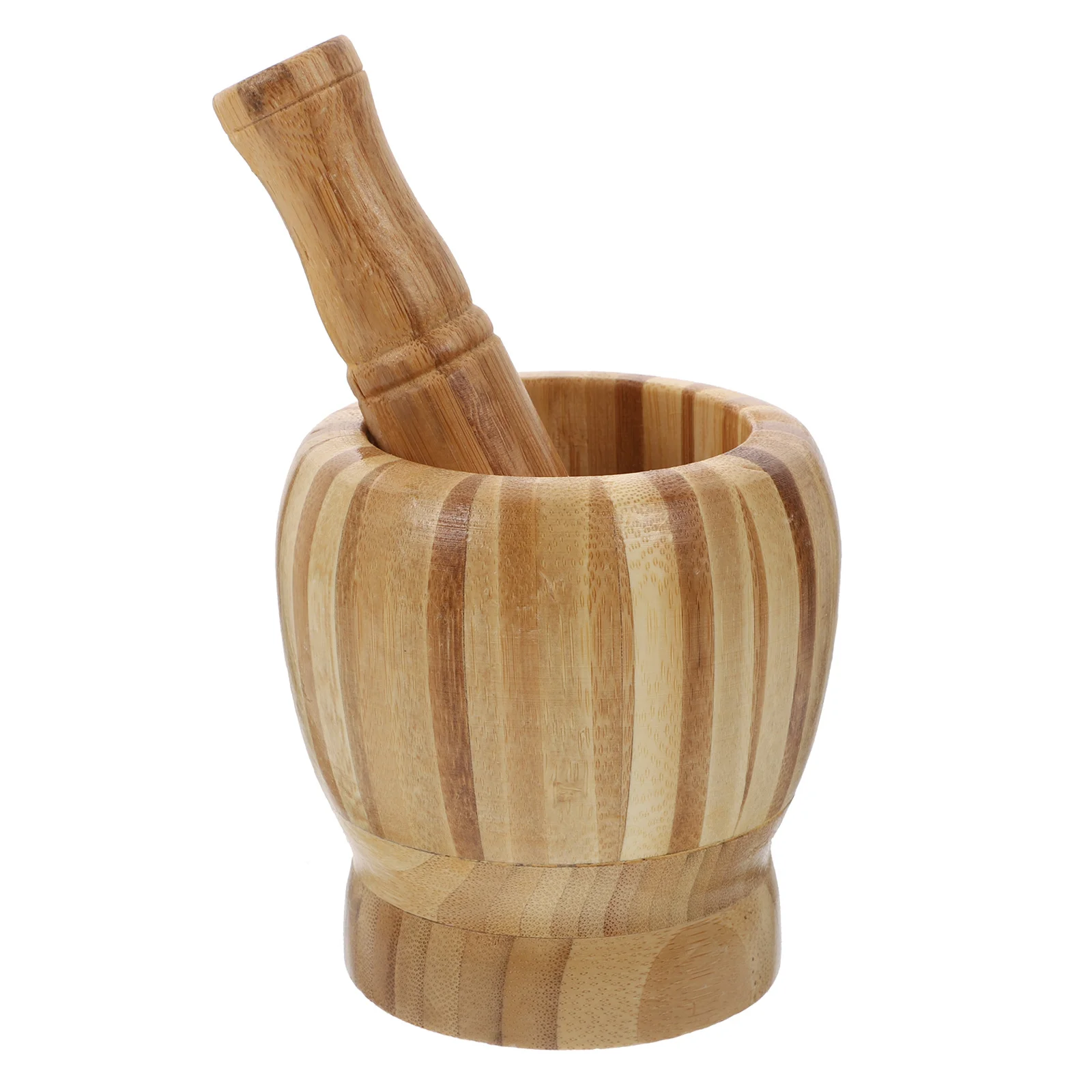 

1Pcs Bamboo Garlic Masher Kitchen Tool Garlic Grinder Practical Spice Crushing Gadget Pill Masher for Medicine