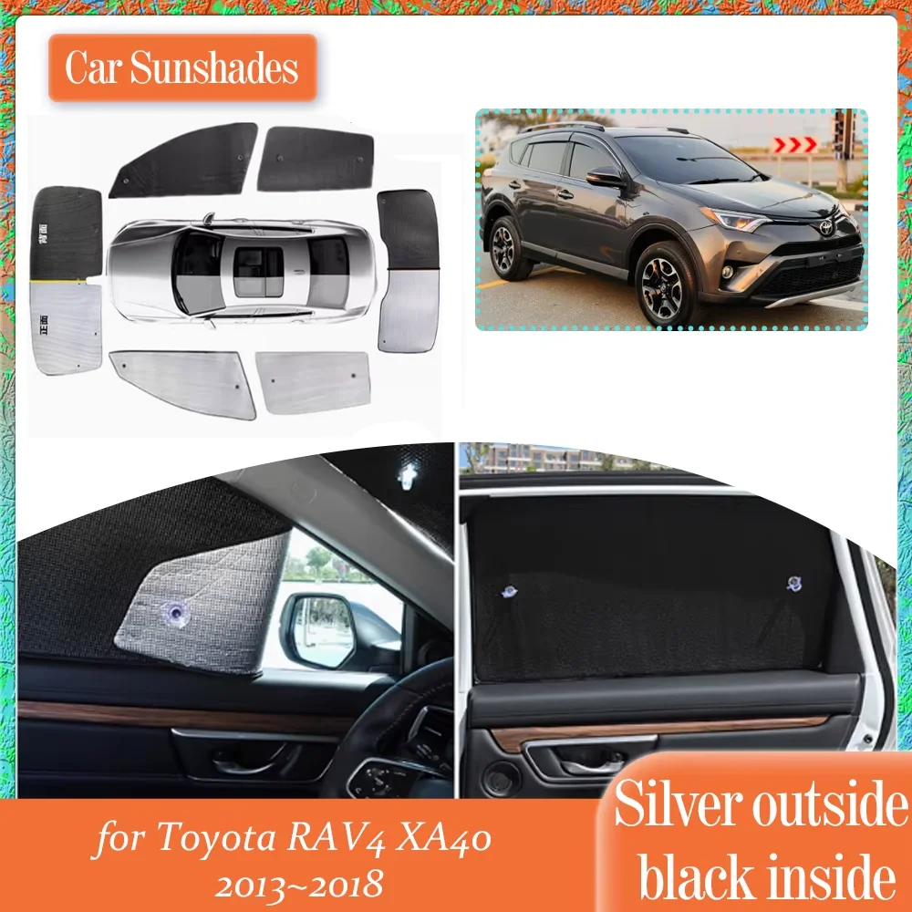 

Автомобильный солнцезащитный козырек для Toyota RAV4 XA40 2013 ~ 2018 2014, солнцезащитный козырек на крыше, боковой занавес на лобовое стекло, часть люка, аксессуары