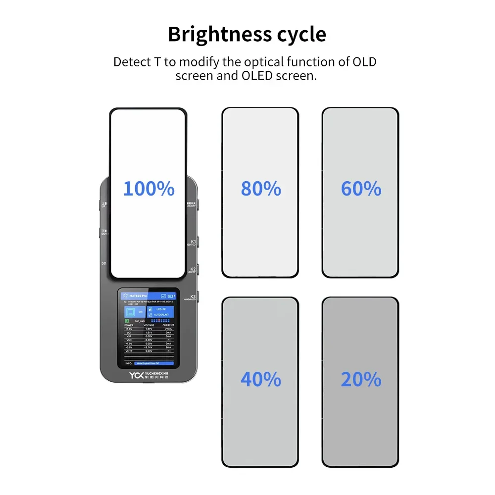 Multifunction M8 Smartphone LCD Screen Testing Programmer For iPhone X-14PM Original Color Repair  3D-Touch Test