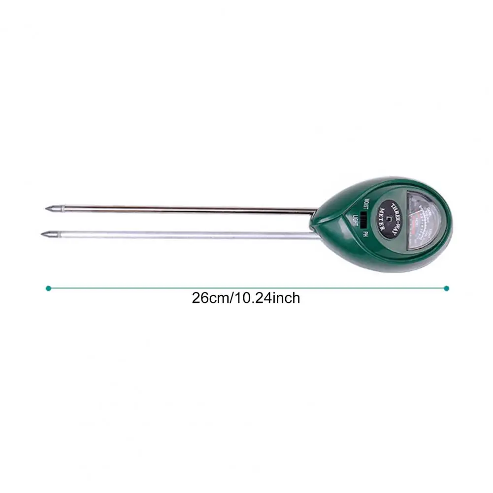 3 in 1 Soil Garden PH Meter Sunlight PH Tester Garden Flowers Soil Moisture Sensor Plants Acidity Humidity PH Monitor Detector