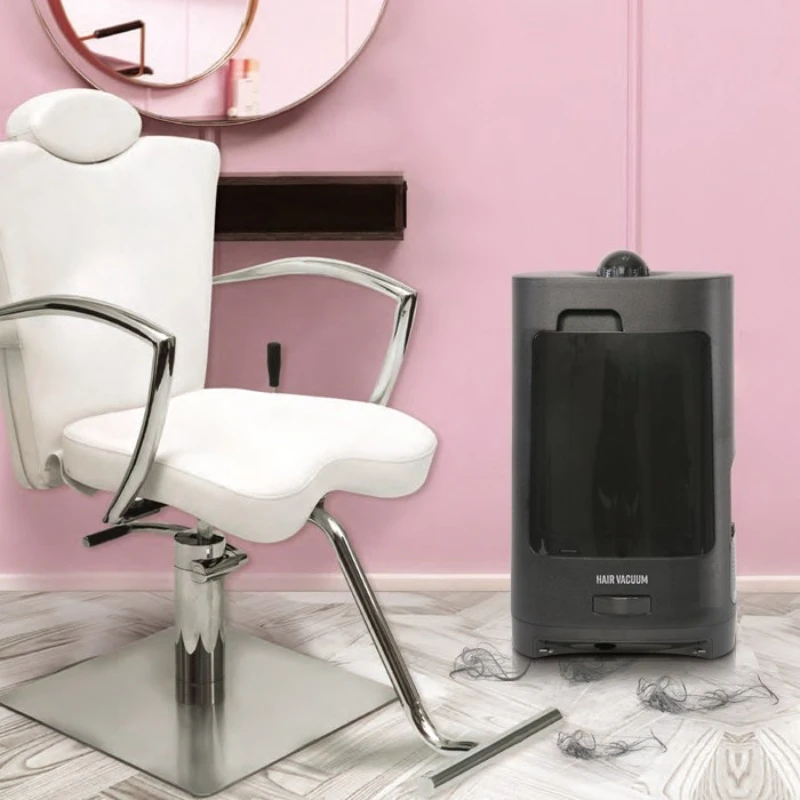 Professional Salon Infrared Induction Automatic Vacuum Cleaner, Black, For Barber Shop Broken Hair Suction Cleaning Equipment