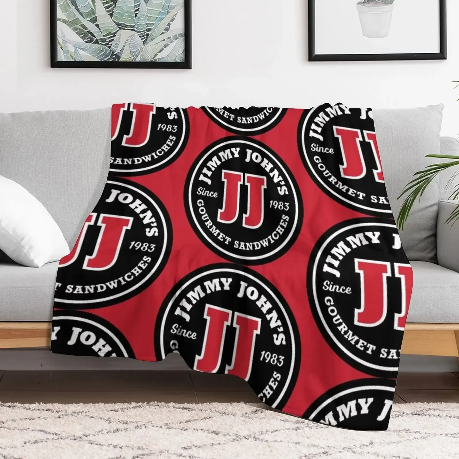 Resto Sandwich Jimmy John's Throw Blanket Stuffeds warm winter Blankets For Sofas Blankets