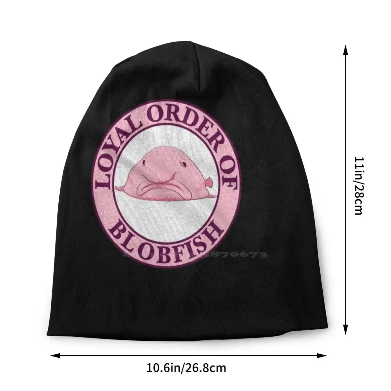 Loyal Order Of Blobfish Knitted Hat Warm Beanie Outdoor Caps Clever Silly Funny Sarcasm Sarcastic Blobfish Joke