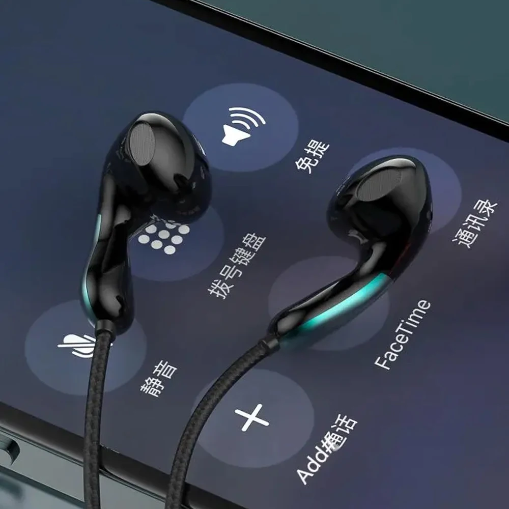 سماعات أذن سلكية لإلغاء الضوضاء مع ميكروفون وجهاز تحكم عن بعد ، سماعات رأس USB C ، أندرويد ، أندرويد ، أندرويد ، شاومى شاومى