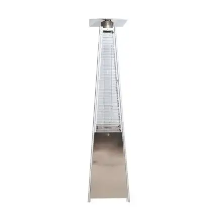 Commercial Outdoor Stainless Steel Gas Propane Patio Heater 13KW Piezo Ignition Powder Coated Modern For Garden Use Rainproof