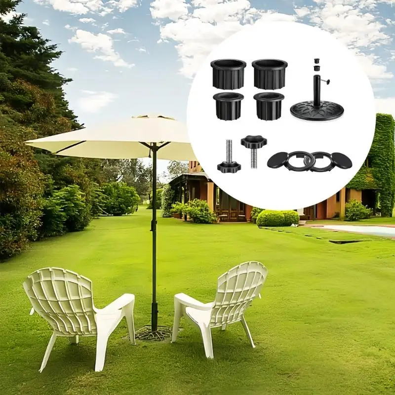 Pack Of 8 Plastic Sun Umbrella Base Hole Cover Plugs For Outdoor Patios Garden Furniture Accessories 37JD