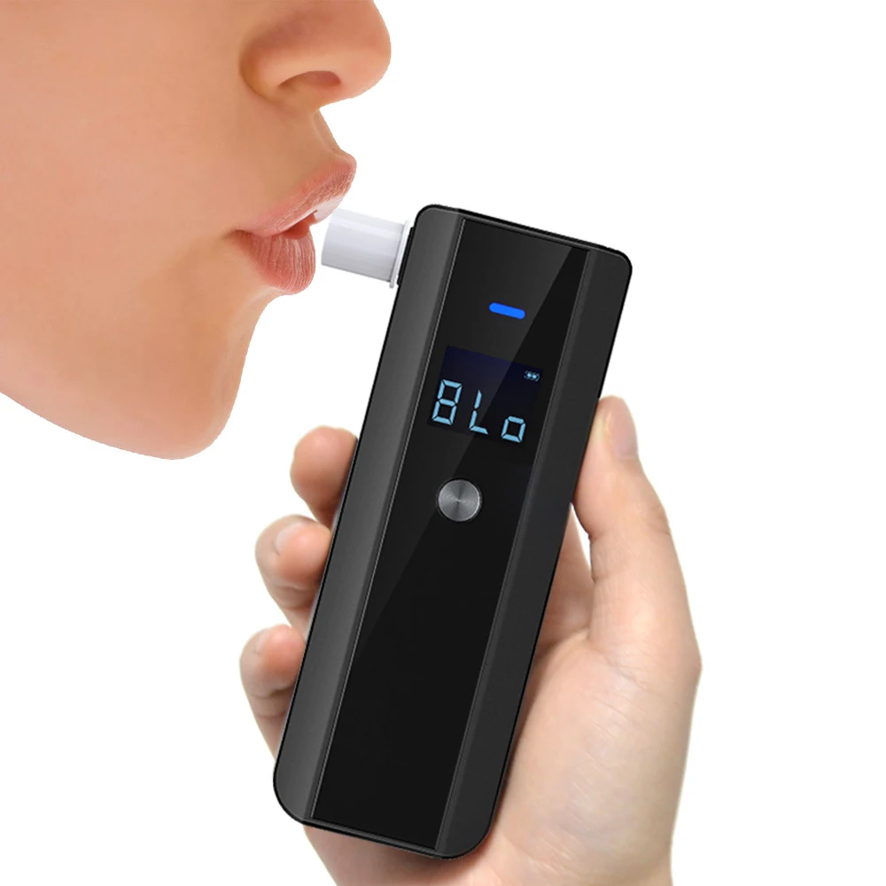 

Professional Mouthpiece Breathalyzer Digital Alcohol Meter Portable Breath Alcohol Detector