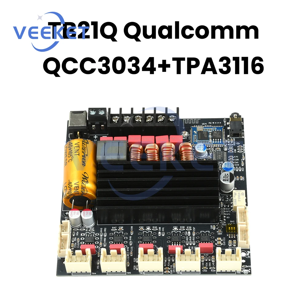 لوحة مضخم صوت كوالكوم 2.1 قناة 50 وات + 50 وات + 100 وات وحدة أمبير طاقة رقمية مع APTX ضياع DAC صوت TPA3116 #2
