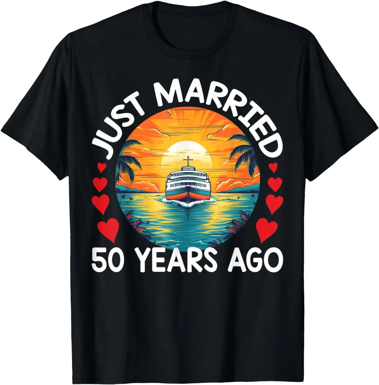 

50th Wedding Anniversary Cruise Couples Matching Cruise Trip T-Shirt