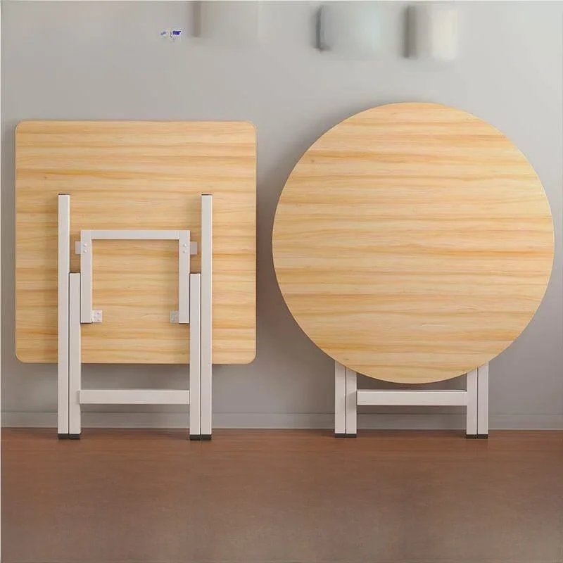 屋外用折りたたみ式丸テーブル-シンプルデザイン-木製ティーテーブル-バルコニー用小型ダイニングテーブル-家庭用ローテーブル-xスタイル折りたたみ式