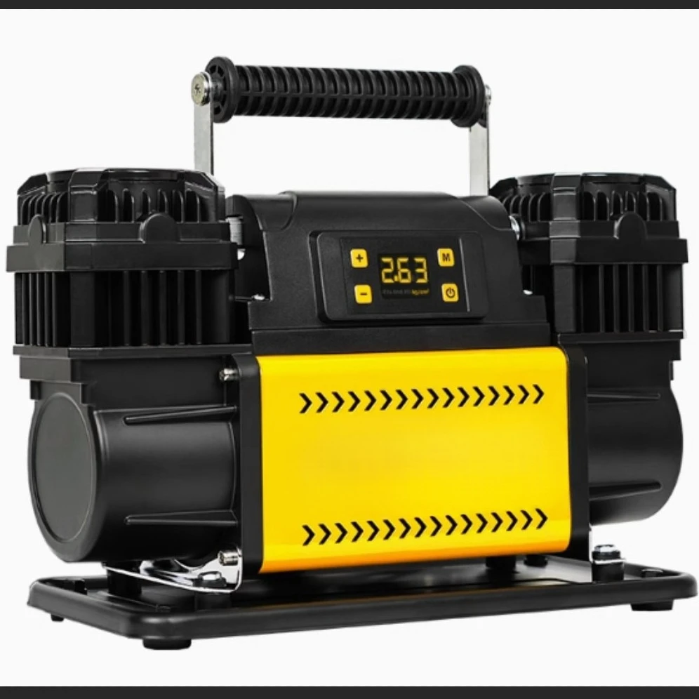 60-Cylinder double-cylinder high-pressure on-board air pump off-road vehicle pickup steam high-power vehicle air pump