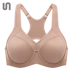 Sutiã Esportivo de Alto Impacto para Mulheres, Power Racerback, Underwire, Levemente Acolchoado, Suporte Workout Tops, Fitness Sportswear, Roupa Interior