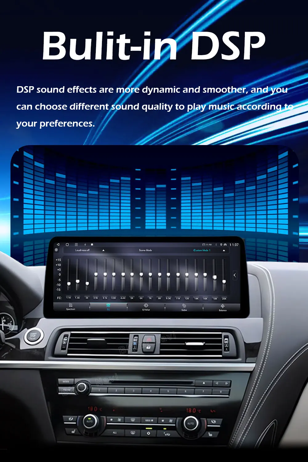 Android 15 CarPlay für BMW 3/4 Serie F30 F31 F32 F33 F34 F36 2013 - 2019 NBT/EVO System Auto Video Multimedia Player WiFi GPS – Detail 15