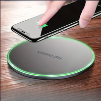 100W Fast Wireless Charger Pad for iPhone16/15/14/13Pro/XS Max/Mini/X/XR & Samsung/Xiaomi/Huawei -USB-Powered Induction Charging