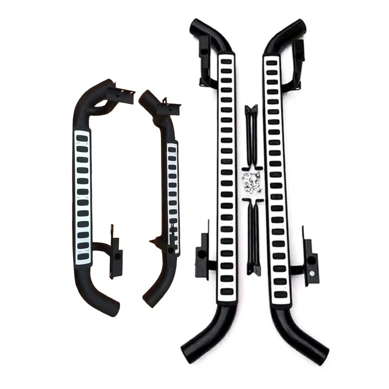 

Reli3 2 Doors/4 Doors Outside Side Step Pedal Bar Running Board Fit for Land Rover Old Defender 90/110 Side Pedals Car Accessor