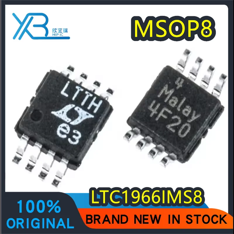 

(5/50 pieces) LTC1966IMS8 LTC1966 Code LTTH Package MSOP-8 Brand New Genuine RMS-DC Converter Chip Electronics Fast Delivery IC