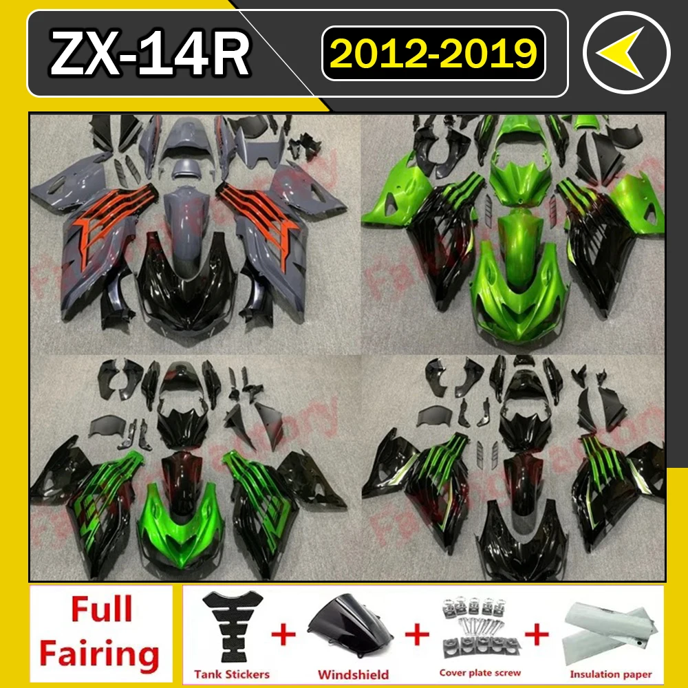 

Motorcycle Full Fairing Kit For Ninja ZX14R ZX 14R 2012 2013 2014 2015 - 2019 ZX-14R full Bodywork fairings Accessories zxmt