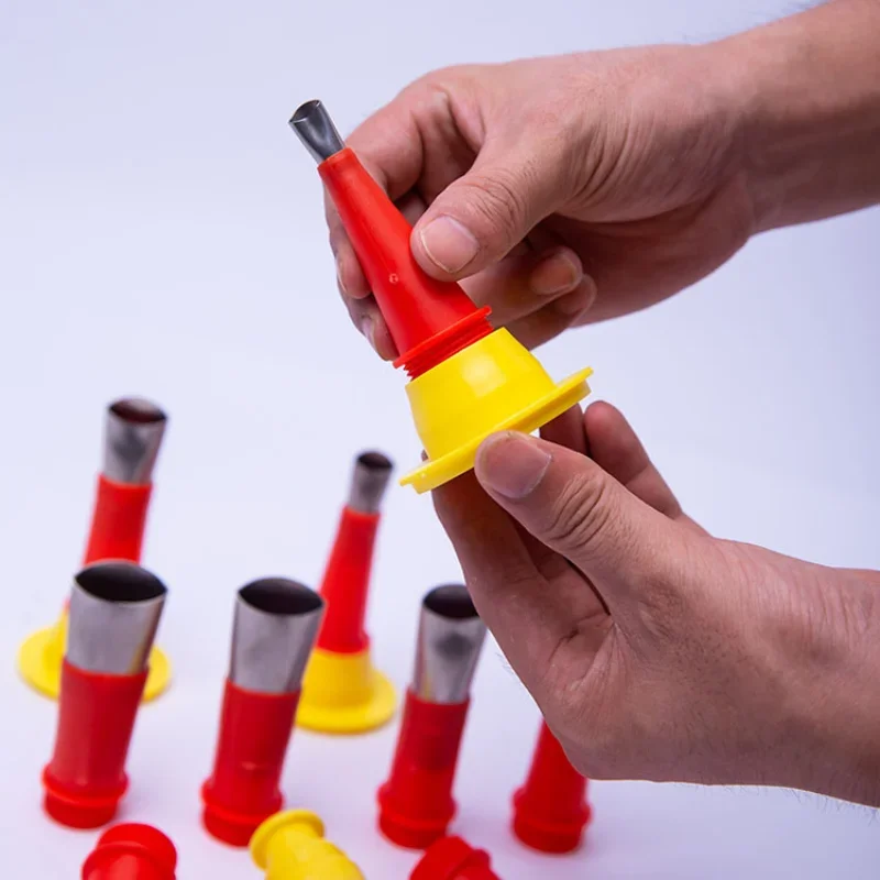 

24Pcs Stainless Steel Caulking Finisher Caulk Nozzle Applicator Glue Silicone Caulking Tools Sealant Kitchen Bathroom Sink Joint