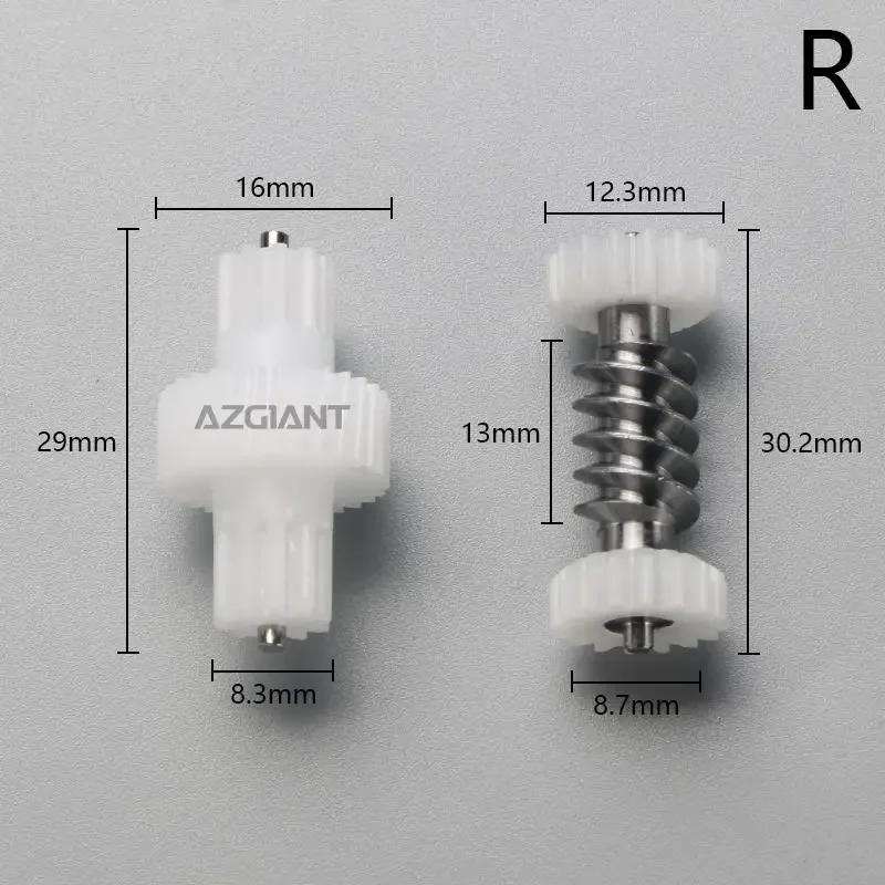 AZGIANT For Renault Clio 2005-2012 Power Folding Side Rearview Mirror Inner Gear Actuator Assembly Repair Kit