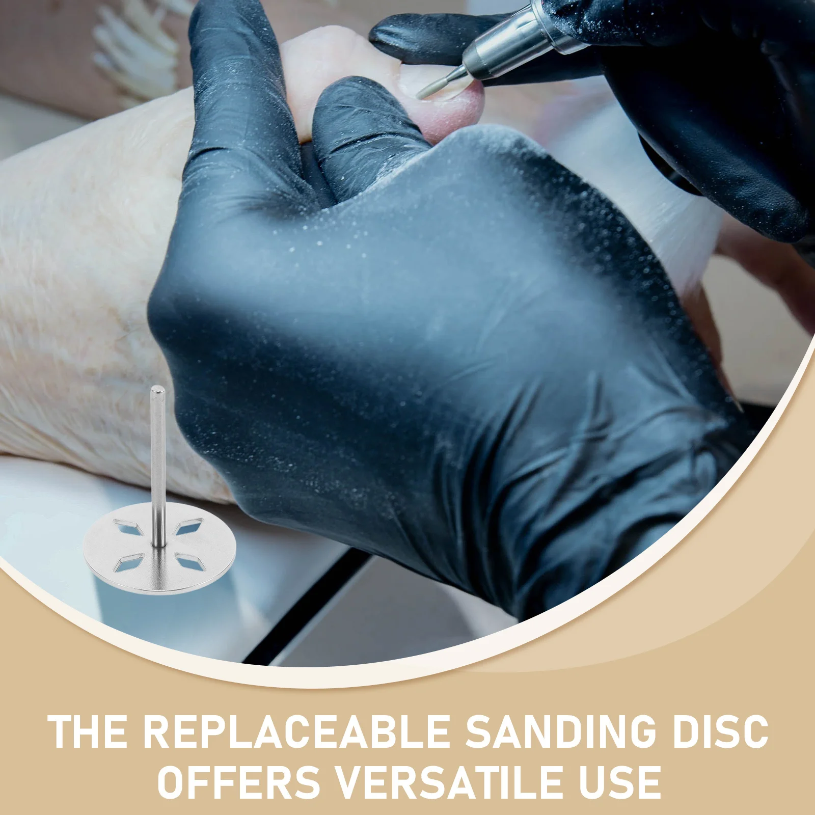 Elektrisches Fußlager, verschleißfest, Maniküre-Versorgung, Schleifscheibe, Nagelbohrer, einfache Installation, Schleifwerkzeug für Zuhause