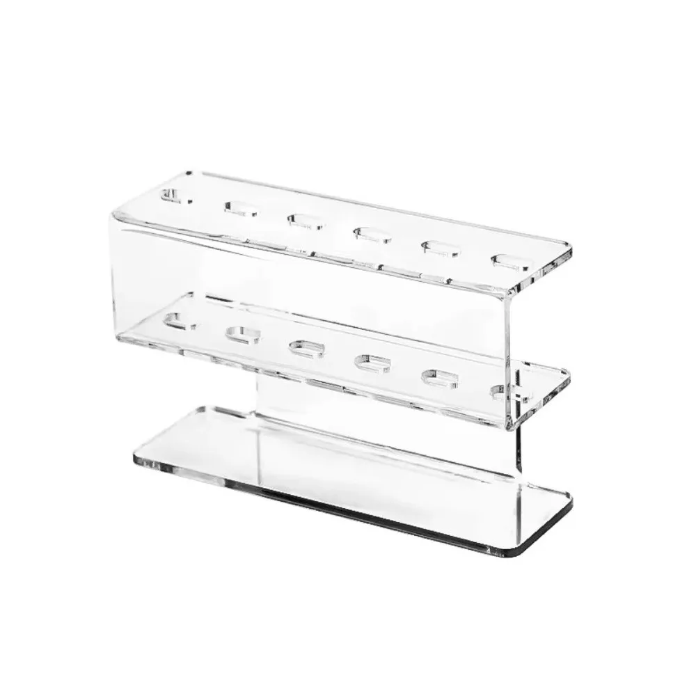 New 6-hole Tweezers Display Stand Acrylic Display Box Tweezers Stand Eyelash Extension Storage Box Storage Stand