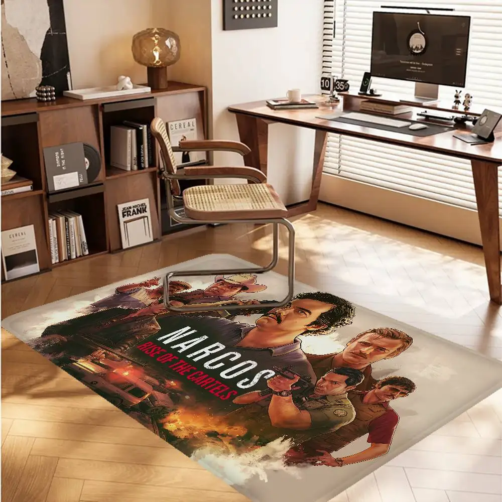 Narcos TV Series Pablo Escobar Room Mats Retro Multiple Choice Living Room Kitchen Rug Non-Slip Welcome Rug