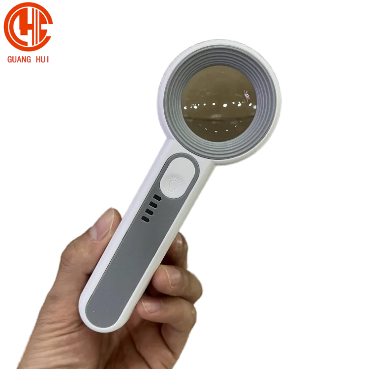 2025/Hand-Held 60x LED Light Jewelry Magnifier Distinct Tool for Enhanced Inspection