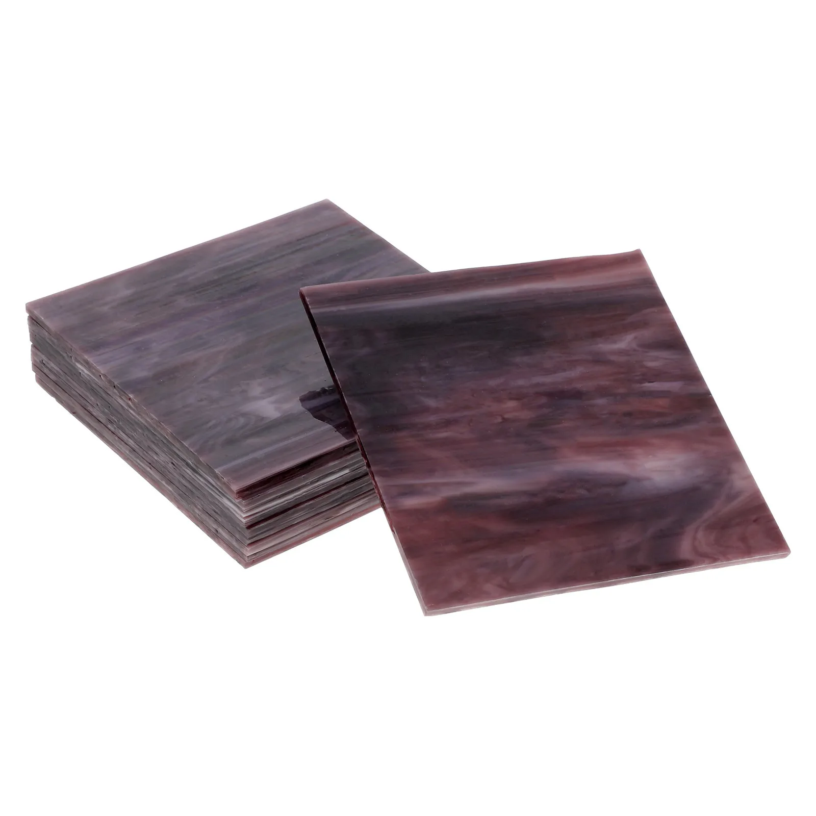 

10Pcs Glass Sheets for Stained Glass Projects Mosaic Tiles DIY Church Murals Elegant Wall Art with Excellent Light Transmission