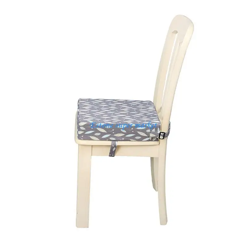 090B Square for Seat Highchair Pad Dining Chair Washable Thick Increasing Cushion for Kids Baby Toddler