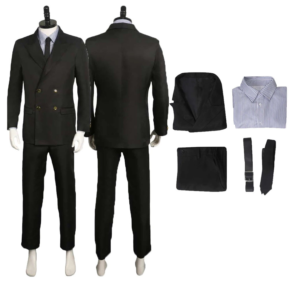 Traje de Cosplay Sanji para hombre adulto, traje de TV Piece, camisa, uniforme, pantalones, accesorios, Halloween, Carnaval, Roleplay